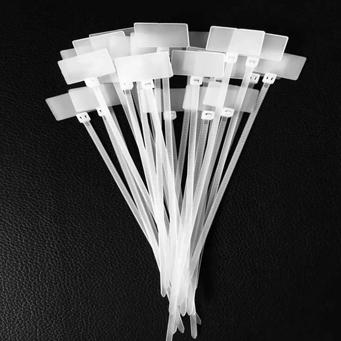 Self Locking Label Tie Network Cable Marker Cord Wire Strap Zip New