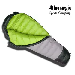 Athenaegis Новое поступление белый гусиный пух 600 г/800 г/1000 г/1200 г наполнение сращенный конверт для взрослых дышащий спальный мешок