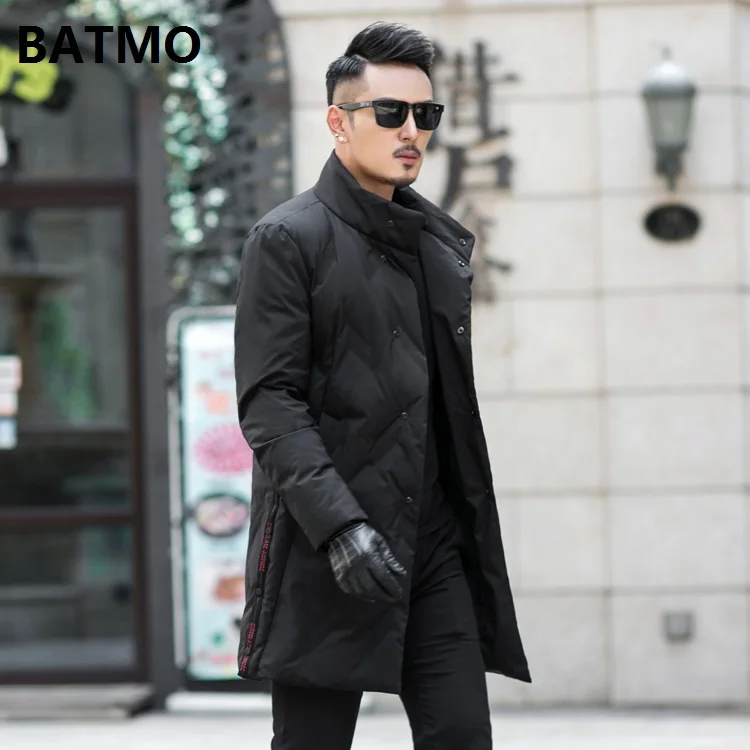 BATMO 2018 Новое поступление зимние черные куртки высокого качества на 90% белом
