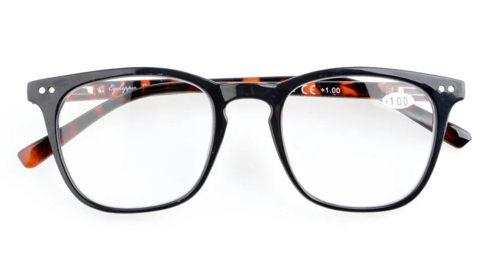 R095 очки для чтения Eyekepper качество Весна-петли площади Key Hole Стиль очки для чтения 0,50-+ 4,00
