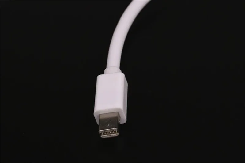 Mini display port DP To VGA Кабель-адаптер для Apple MacBook Air Pro IMAC Mac Mini Кабель-адаптер Белый