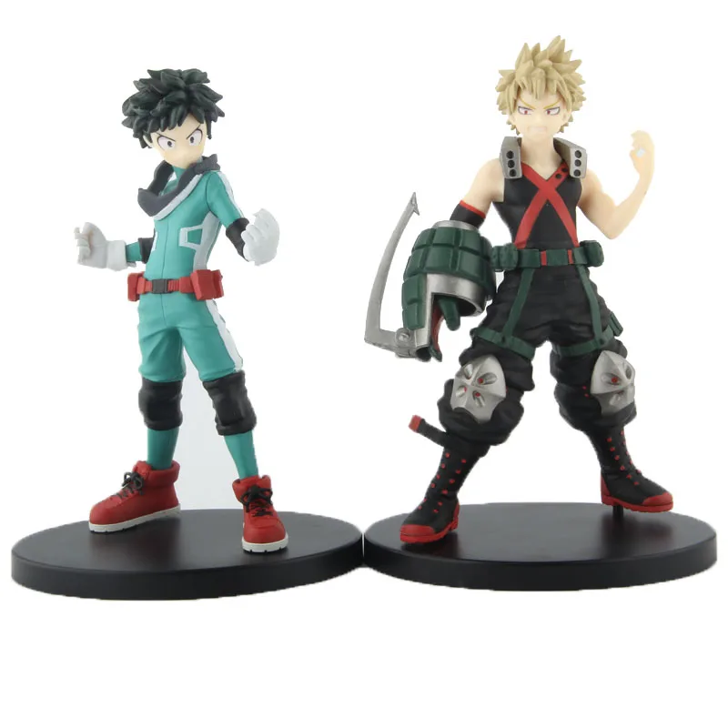 

My Hero Academia Figure Bakugou Katsuki and Midoriya Izuku Toy Doll With Box 6" 16cm