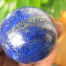 AAA++ натуральный красивый Лазурит кварцевый шар 1,96 дюйма Хрустальная Сфера Orb заживление
