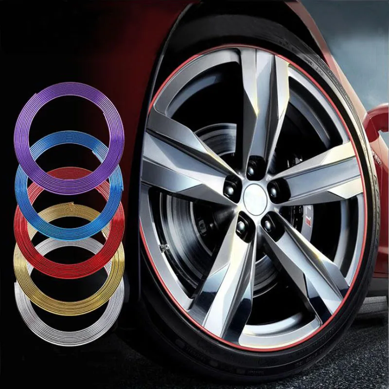 FREE SHIPPING 8 M New Arrival for Car Wheel Hub Rim Edge ...