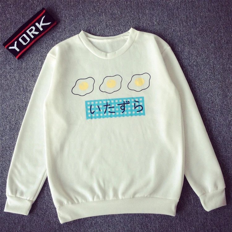 Vintage jogging femme white sweater egg sisters equipment velvet coco channel long-sleeve cc pullover sweatshirt | Женская одежда
