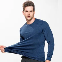 CKAHSBI гимнастическая майка, Спортивная рубашка для мужчин, фитнес, бег, сухая посадка, тренировочная футболка с длинным рукавом, мужская спортивная одежда, весна-осень, футболка 5XL