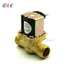 DC 12 V 1/2 дюймов латунный Соленоидный клапан прямого типа регулятор напряжения клапан/Устойчивый клапан потока