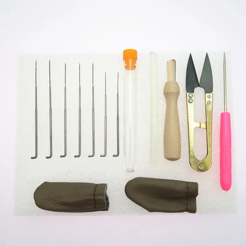 15pcs/set Needle Felting Tools Felt Kit with Needle Craft Kit Mat Awl 3