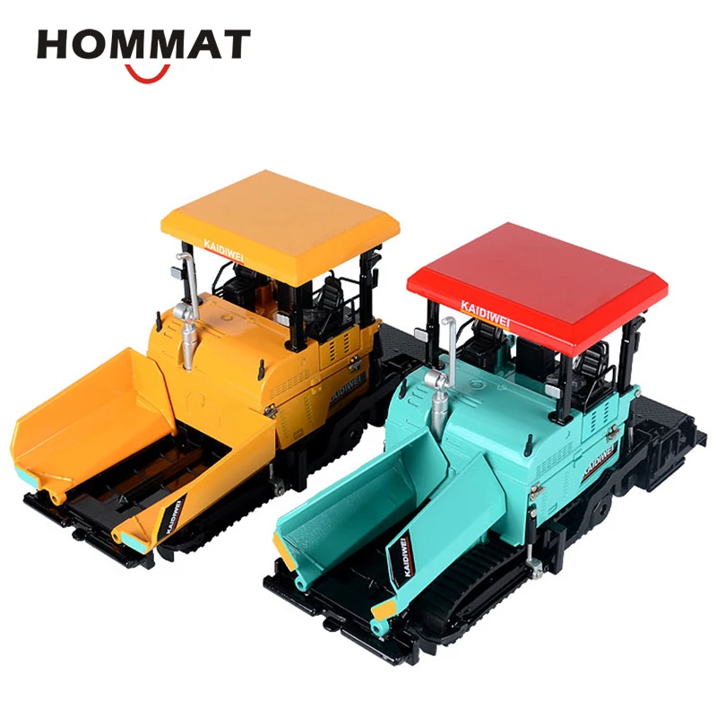 HOMMAT Simulation 1:40 Paver Truck Paving Machine Construction Model ...