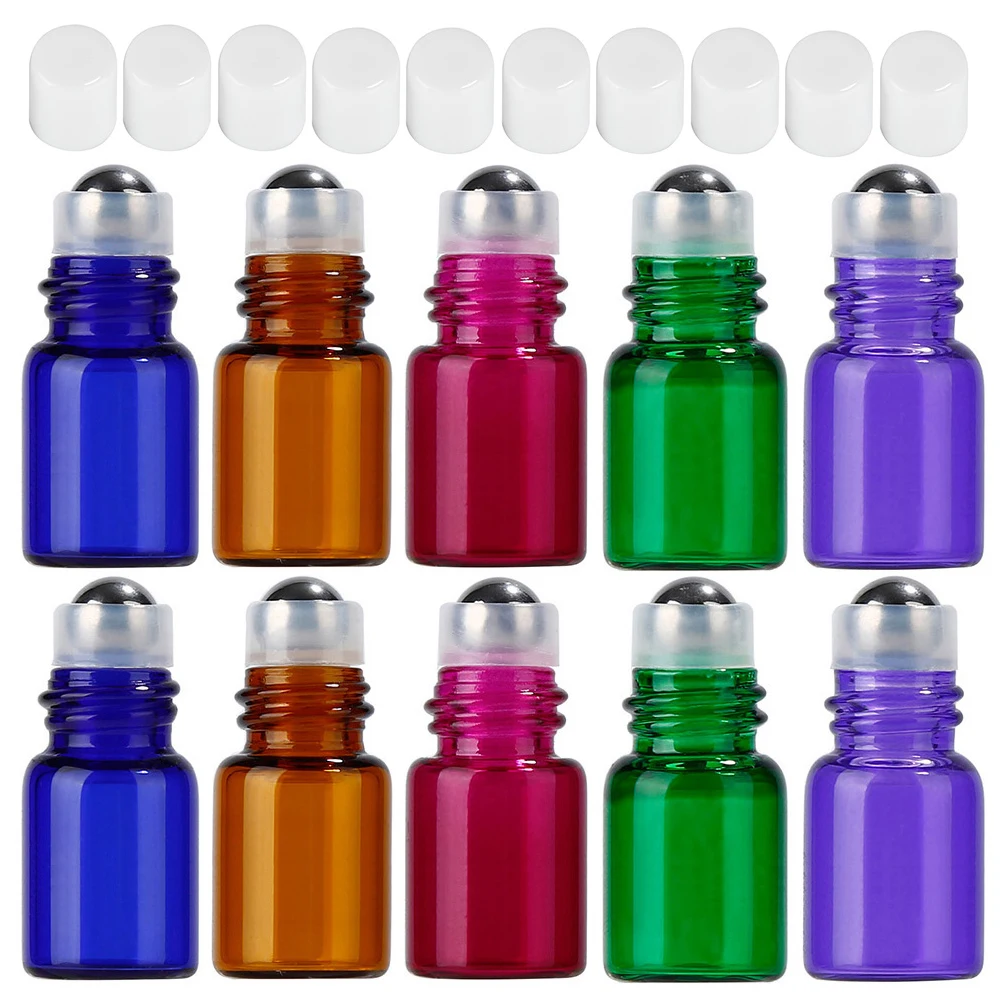 500 x 3ml Small Cute roller ball Glass bottles for essential oils roll