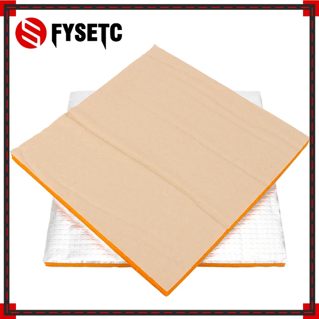 Cheap 2pcs Foil Self-adhesive Heat Insulation Cotton Orange 214*214 mm 3D Printer Heating Bed Sticker 10mm Thickness For Wanhao i3 Cheap 2pcs Foil Self-adhesive Heat Insulation Cotton Orange 214*214 mm 3D Printer Heating Bed Sticker 10mm Thickness For Wanhao i3