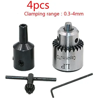 

Mini Electric Drill Chuck 0.3-4mm JTO Taper Mounted Lathe For 8mm Motor Shaft