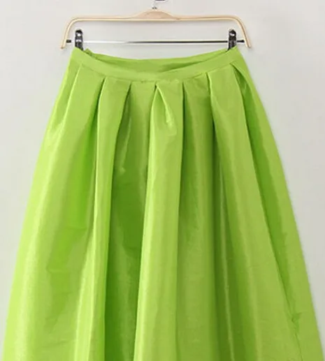 Maxi Long Skirt Floor Length Ladies High Waisted Skirts (Us 4-20W)