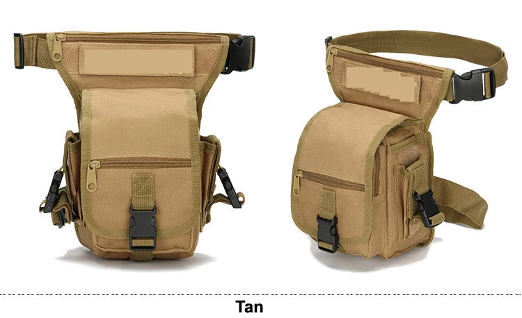 outdoor sports bag tactical airsoft hiking camouflage 1000D multi-function tactical belt leg bag for camping HT19-005 (22)