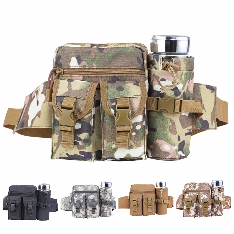 

ANTARCTIC Tactical Outdoor Military Shoulder Bag Waterproof Oxford Molle Camping Hiking Pouch Kettle Bag bolsillo Waist Pack Bag