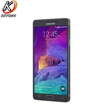 Original T-Mobile Version Samsung Galaxy Note 4 Note4 N910T LTE Smartphone 5.7 inch 16MP 3GB 32GB GPS NFC Mobile Phone