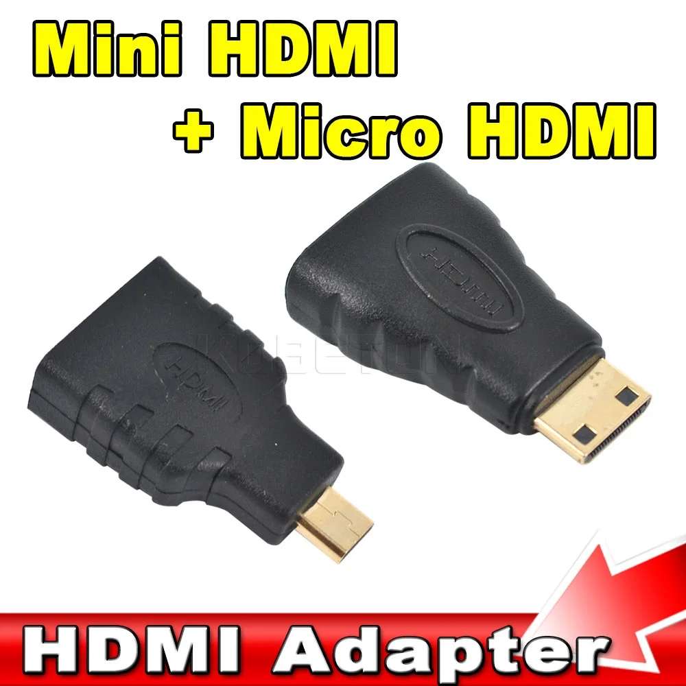 Kebidu встроенный Чипсет 1080p HDMI к VGA адаптер Micro HDMI Mini HDMI Мужской адаптер к VGA Женский конвертер для Xbox 360 PS3 PS4 - Цвет: C