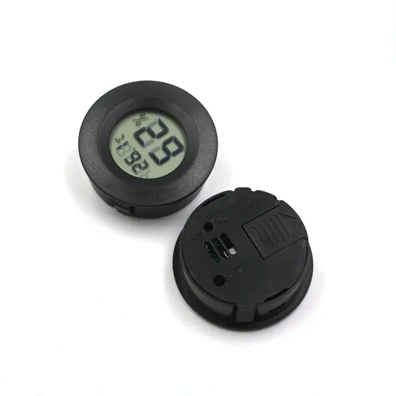 Круглый ЖК-цифровой термометр датчик гигрометра датчик температуры измеритель влажности округлость