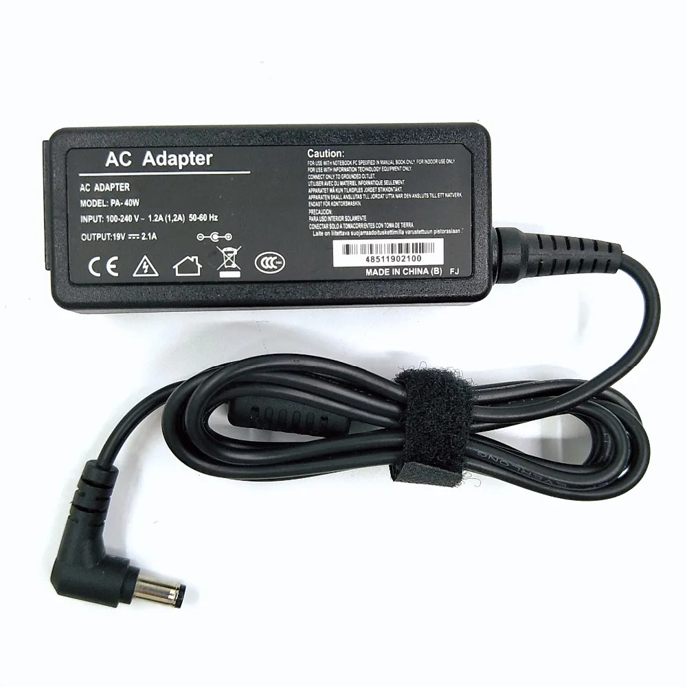 40 W 19 V 2.1A 5,5*1,7 мм адаптер переменного тока ноутбука Зарядное устройство для Acer Aspire D270 D257 S230HL S242HL D150 D250 D255 D225 AC761 Питание