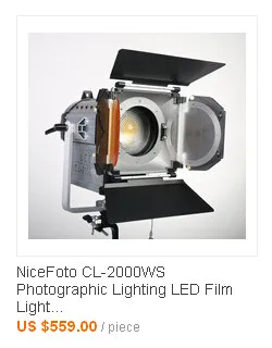 NiceFoto CD-1000ws_ светодиодный Fresnel свет Студия Вспышка Студия свет светодиодный Fresnel свет