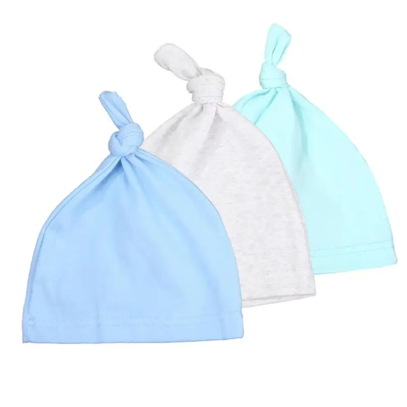 Новые 3 шт/Партия Детские Полосатые Шляпы розовые/синие аксессуары с узором звезды детские шапки для новорожденных