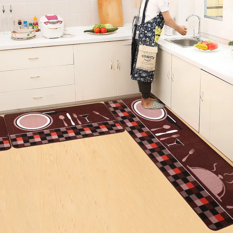Günstige Anti slip Küche matte fußmatte für eingang tür flur teppich küche tür matte teppich für küche wohnzimmer boden matte