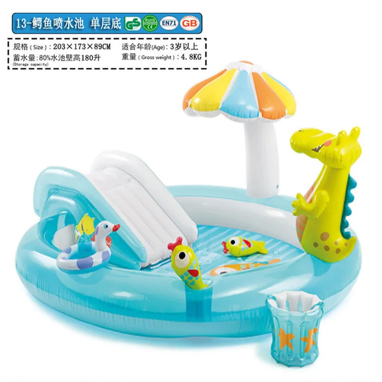 intex inflatable slide for pool