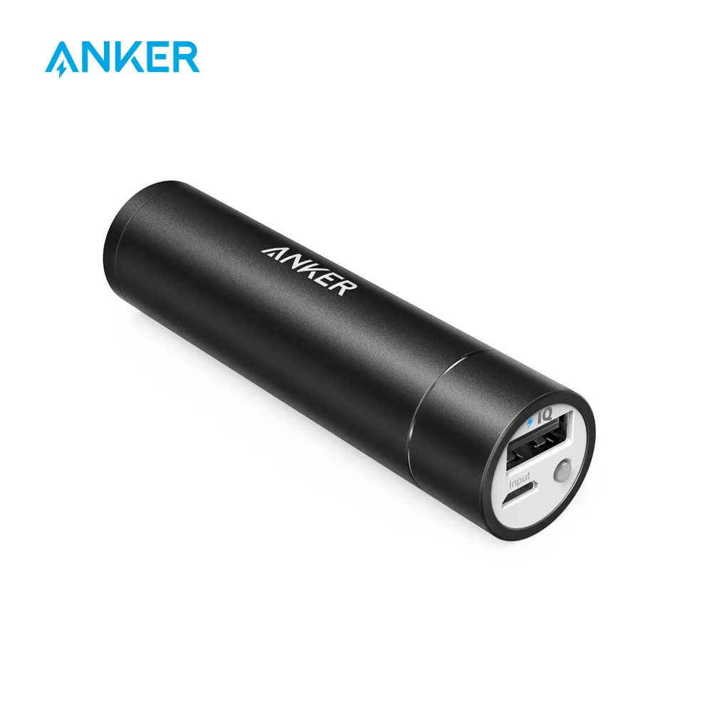 

Anker PowerCore+ Mini,3350mAh Lipstick-Sized Portable Charger,Compact External Batteries,Power Bank for iPhone Android etc