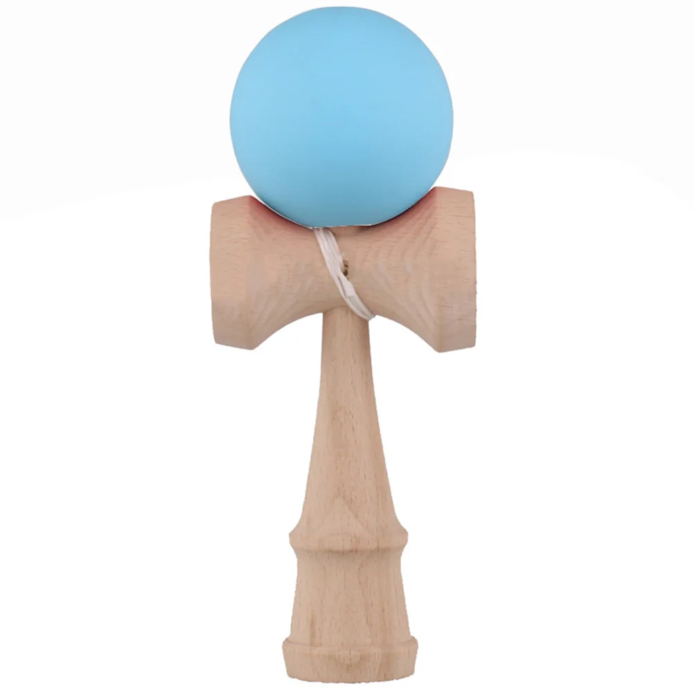 1 шт. профессиональная резиновая краска Kendama матовый шар Kid Kendama Японская Традиционная игрушка деревянный шар умелая игрушка для детей