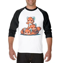 New Arrival T Shirts Men Cotton Tops Tee Cartoon Cute Fox Printing Mens 3/4 Raglan Sleeve O-Neck Funny Man Tshirt Male Clothing New Arrival T Shirts Men Cotton Tops Tee Cartoon Cute Fox Printing Mens 3/4 Raglan Sleeve O-Neck Funny Man Tshirt Male Clothing