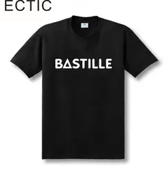 Хлопок Bastille футболка pop top рок-музыка группы Тур Помпеи ночи Инди английский футболка Для мужчин с круглым вырезом стильные повседневное