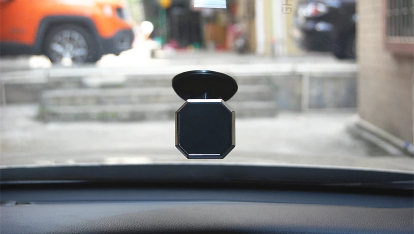 Универсальный магнитный автомобильный держатель на лобовое стекло, автомобильный держатель для телефона, Магнитная подставка с креплением, кронштейн для GPS дисплея, вращающийся держатель на 360