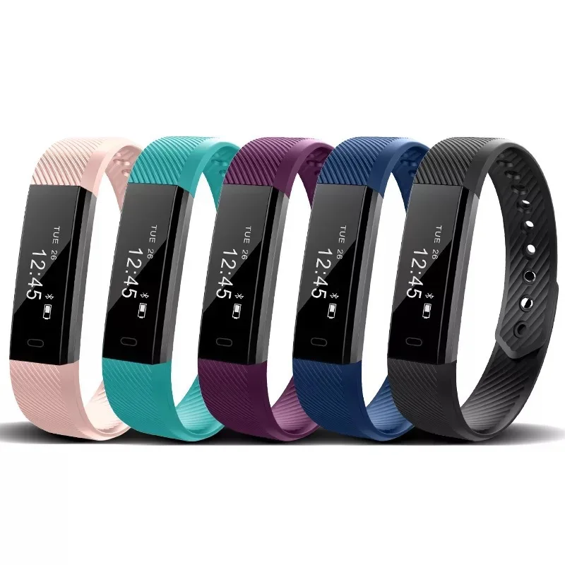 

Smart Wristband Health Tracker Anti-Lost Sports Watch Fitness Tracker Bracelet Pedometer Sleep Monitor Bracelet for Android IOS