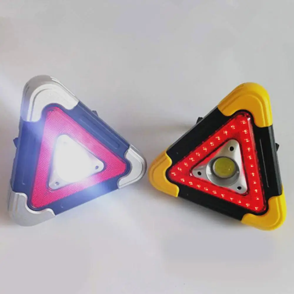 

Portable Car Repair Work Light SOS Camping Searchlight LED Traffic Lighting Multi-function Handle Triangle Signal Warning Light