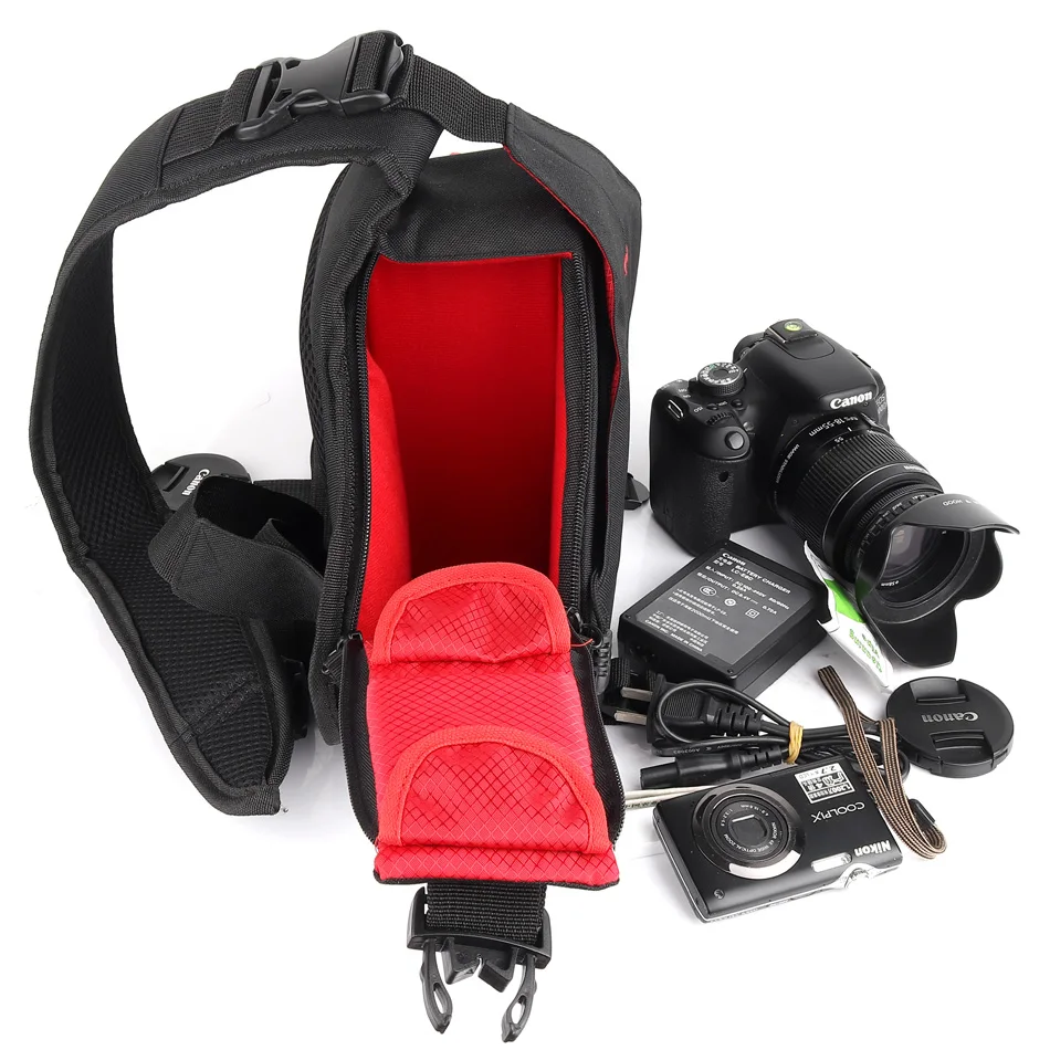 Сумка чехол для DSLR камеры Canon EOS R 4000D 750D 1500D 1300D 200D 5D Mark IV III 800D 7D 6D II 5Dr 5Ds M100 M50 SX60
