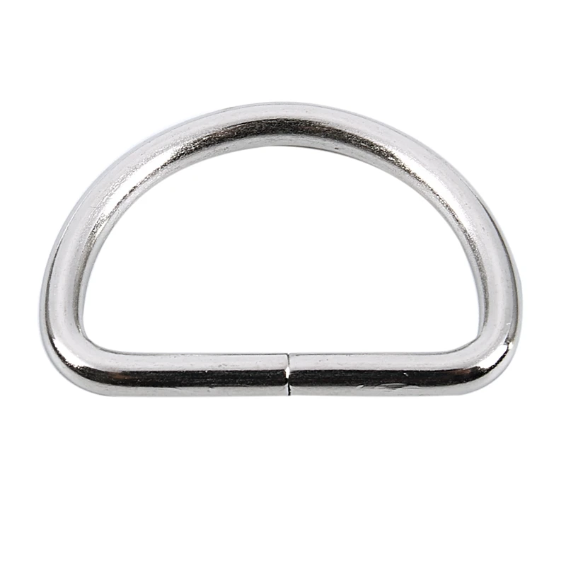 

25mm Silver Metal D-shaped Ring D-Ring Metal Ring for bag