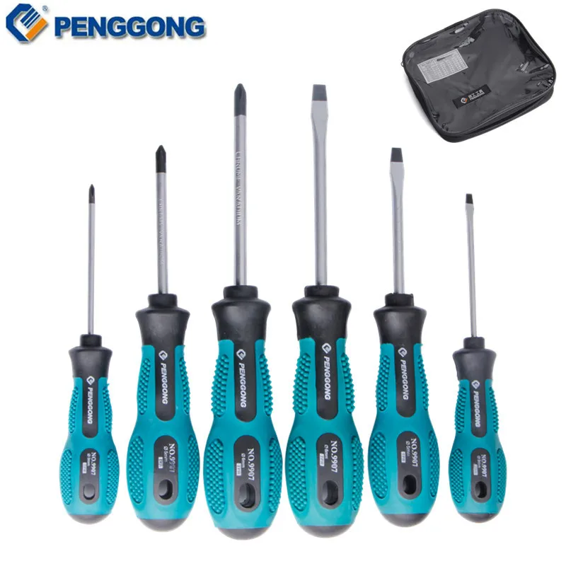 PENGGONG Screwdriver Set Magnetic Screw Driver Phillips