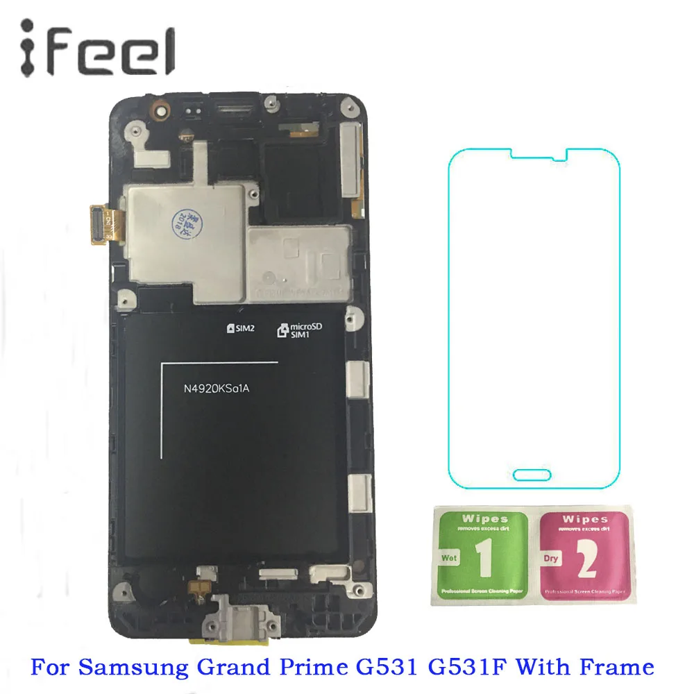 

For Samsung GALAXY Grand Prime G531 lcd display Touch Screen G531H G531FZ SM-G531 lcd with Frame digitizer Assembly Repair Parts