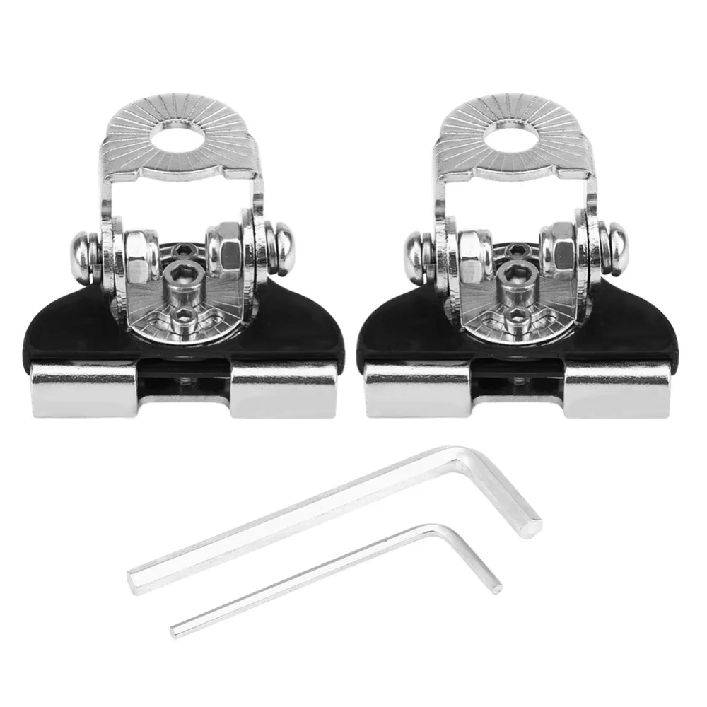 

2Pcs Universal Car Auto Hood LED Work Light Bracket Offroad Excavator Truck Engine Cover Work Lamp Mount Holder Stainless Steel