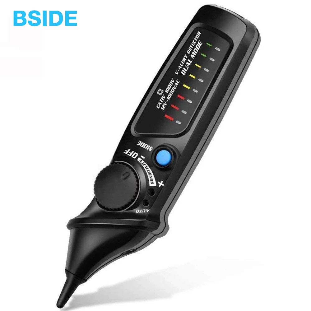 

Electrical Voltage Tester Detector Test Pen Indicator Non-Contact AC 12V-1000V with LED Flashlight