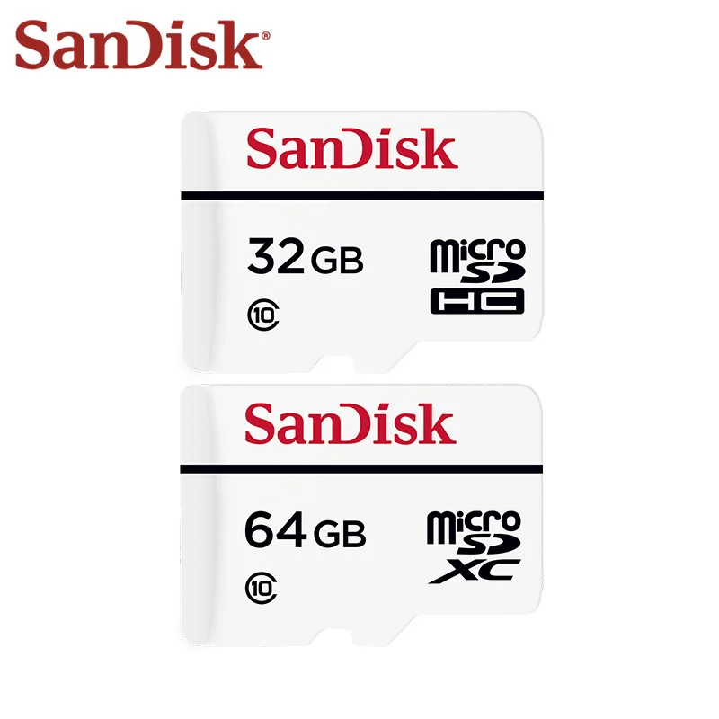 Original SanDisk High Endurance Video Monitoring MicroSD Card Class 10 32G 64G TF Card Memory Card Car DVR Micro SD Card Original SanDisk High Endurance Video Monitoring MicroSD Card Class 10 32G 64G TF Card Memory Card Car DVR Micro SD Card