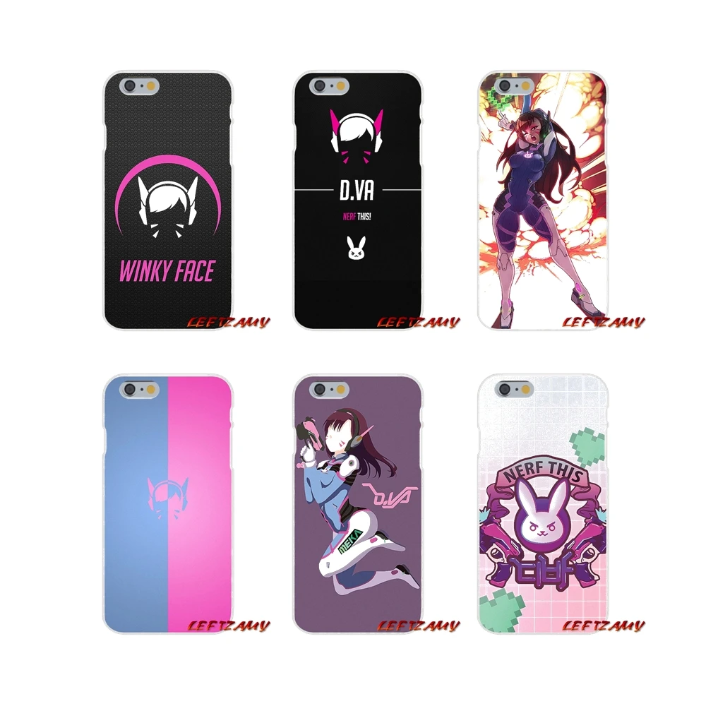 

popular game overwatch OW D Va For Huawei P8 P9 P10 Lite 2017 Honor 4C 5X 5C 6X Mate 7 8 9 10 Pro Accessories Phone Shell Covers