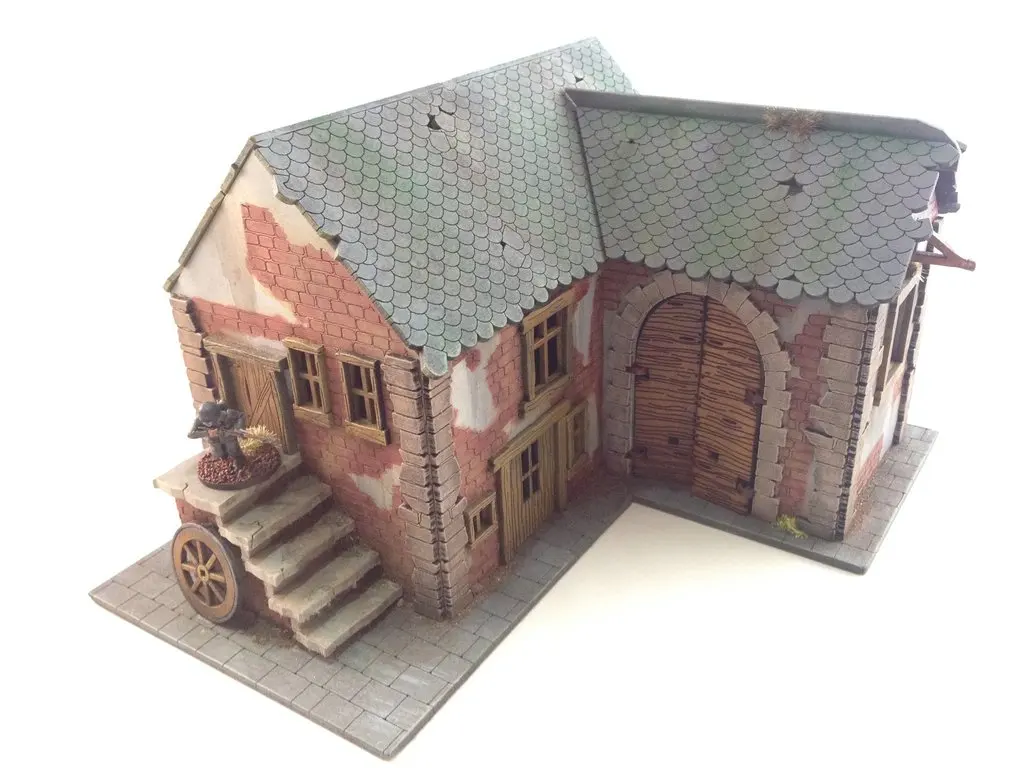 

Blacksmith's Shop For Board Game Wood Gloomhaven War Table Games Hammer PP Infinity TRPG Tabletop RPG Wooden Panel laser Cutting