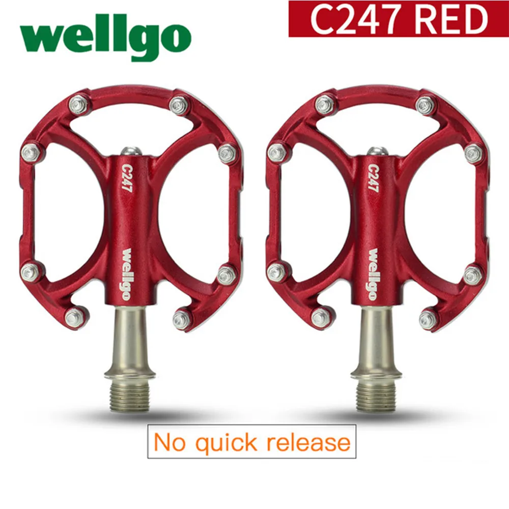 Алюминиевый сплав Сверхлегкий Wellgo C247 велосипедные подшипники педали BMX MTB Горный