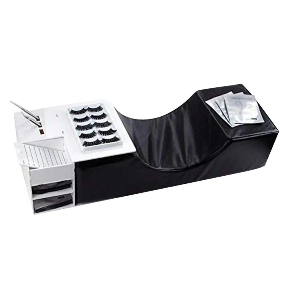 Professional Grafted Eyelash Extension Cushion Pillow Stand Extend Shelf Set Memory Cotton Pillow For Salon Home Use Beauty Tool