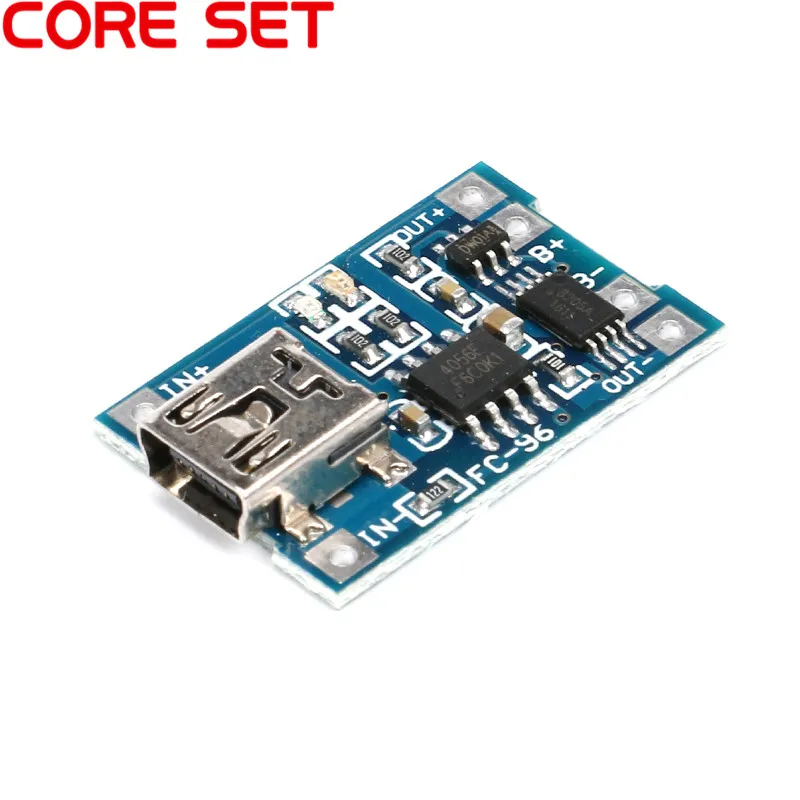Зарядная плата TP4056 2 шт. MINI USB 5 В 1 А литий ионный аккумулятор 18650 зарядная модуль