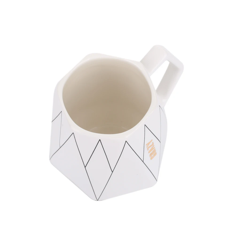 Чашка с маркой чашка на двоих керамическая чашка, чашка кофе Изысканная белая Современная