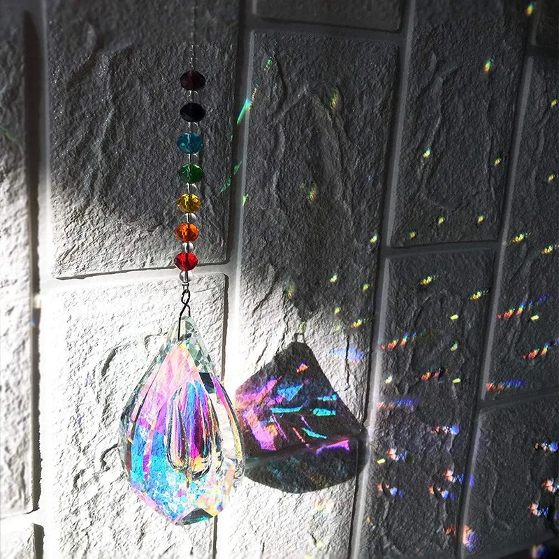 Ловец Солнца фэн-шуй кристаллы окна большой Ab капля Призма украшение дома