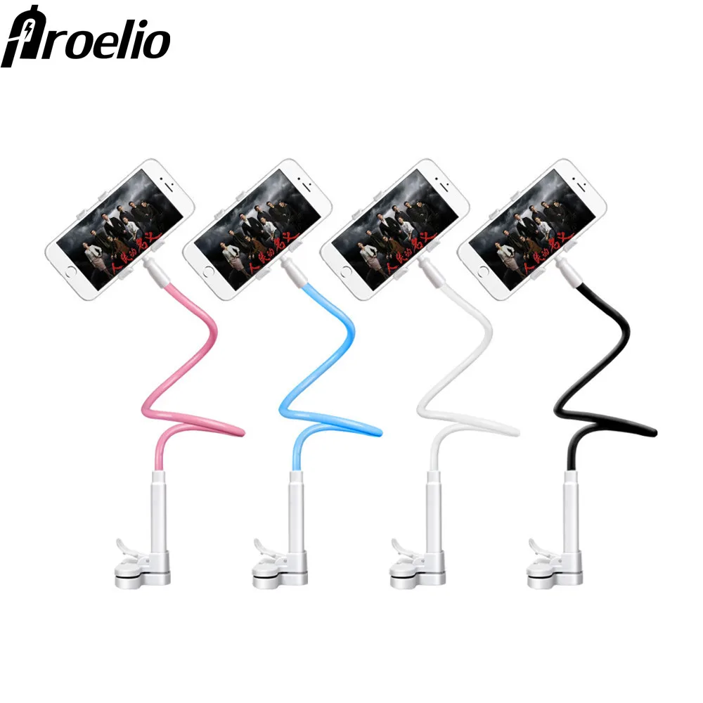 Phone holder Universal Long Arm Lazy Mobile Phone Gooseneck Stand