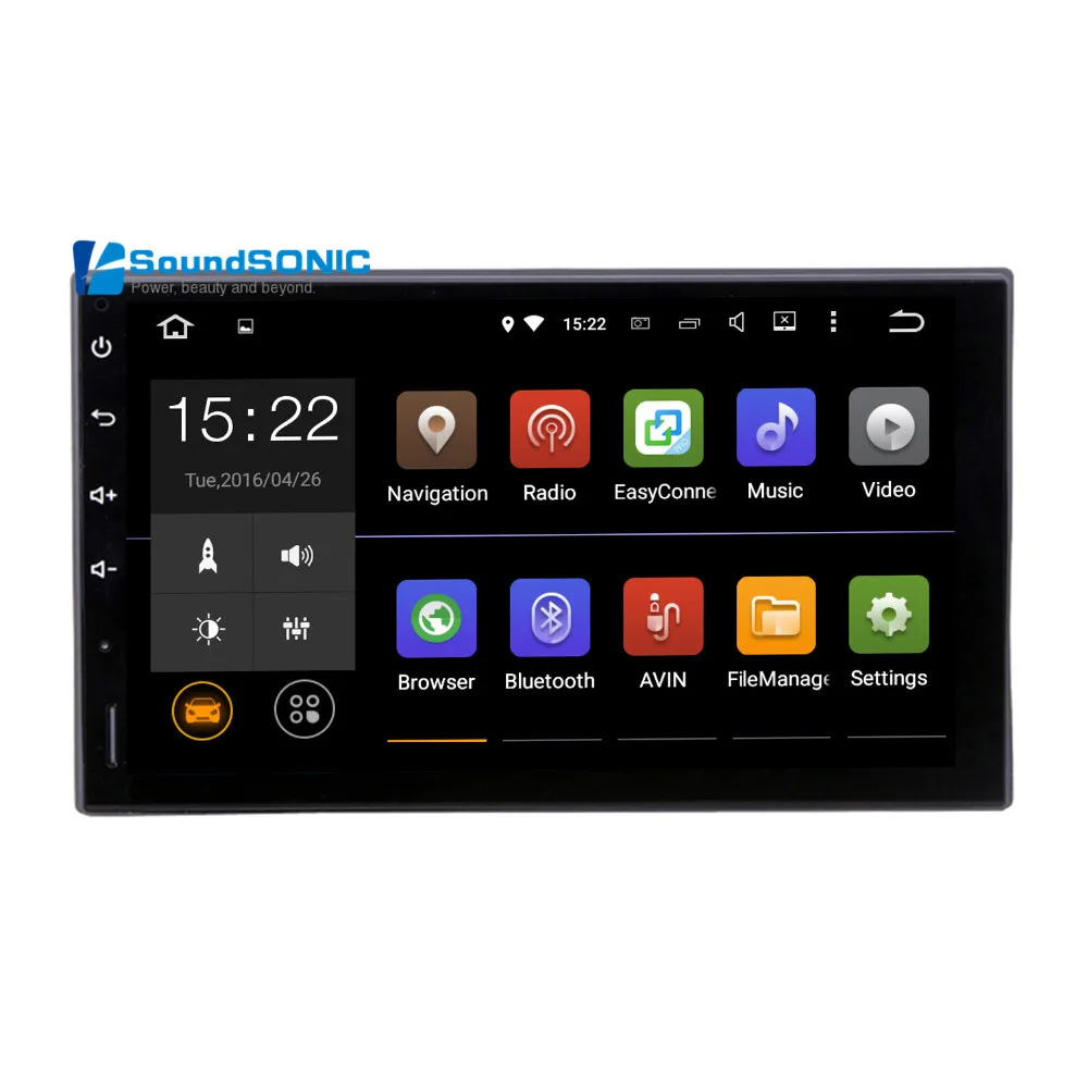 2Din Сенсорный Экран 7 дюймов Android 5.1.1 Система Стерео GPS универсальный/Play Store Скачать